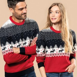 Foute Kersttrui Klassiek Rendier Koppel