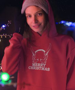 Kerst-Hoodie-Merry-Horns