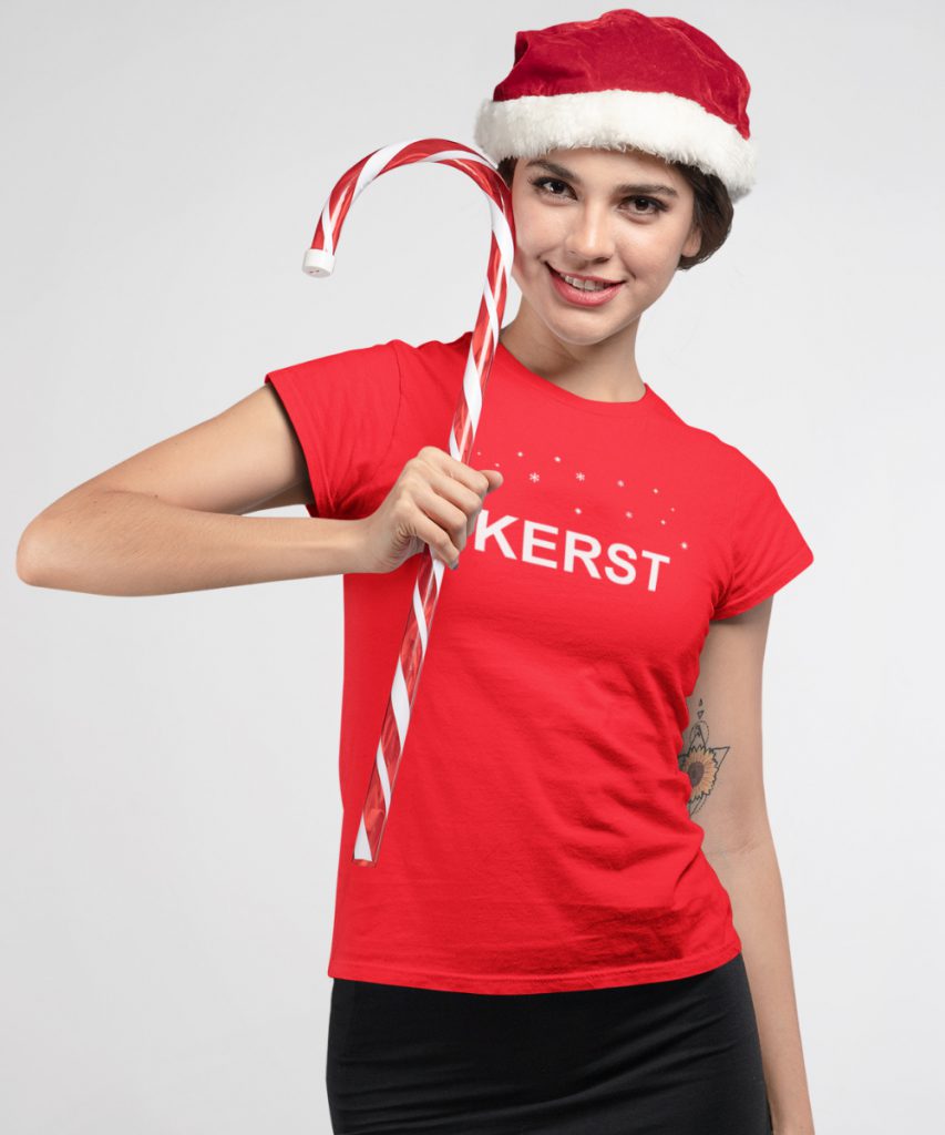 t-shirt kerst met sterren