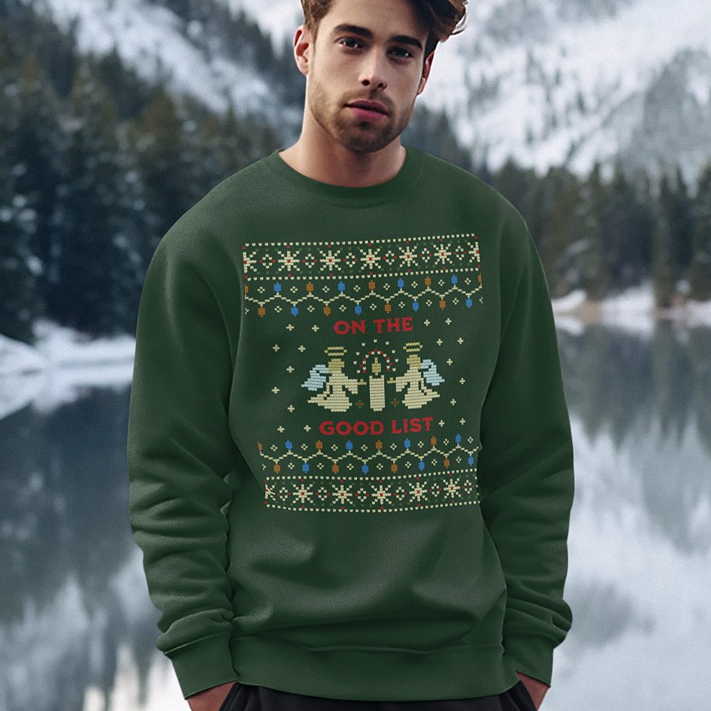 Foute Kersttrui Groen On The Good List