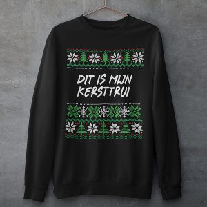 Foute Kersttrui Zwart Dit Is Mijn Kersttrui