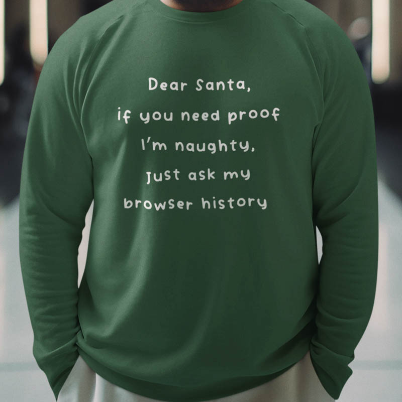 Foute Kerst Sweater Groen Check my Browser