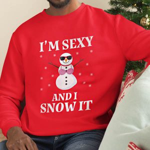 Foute Kersttrui Man Rood Im Sexy And I Snow It