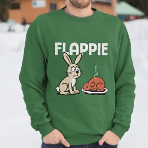 Foute Kerst Sweater Groen Man Flappie