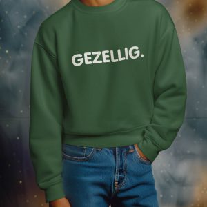 Foute Kerst Sweater Groen Man Gezellig