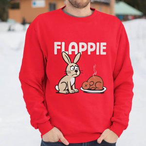 Foute Kerst Sweater Rood Man Flappie