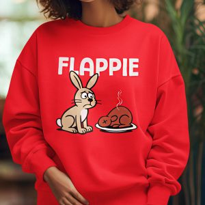 Foute Kerst Sweater Rood Vrouw Flappie