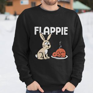 Foute Kerst Sweater Zwart Man Flappie