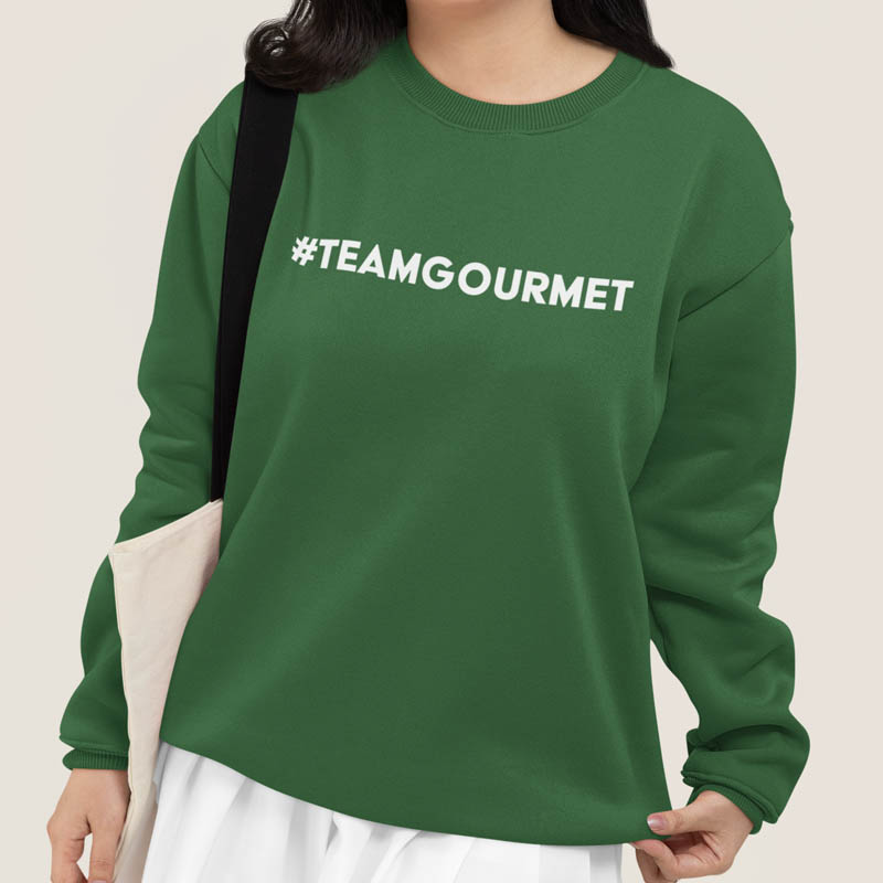 Foute Kerst Trui Groen Vrouw #TeamGourmet