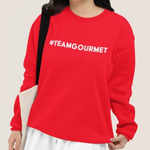 Foute Kerst Trui Rood Vrouw #TeamGourmet