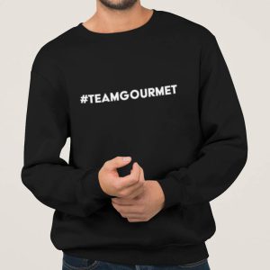 Foute Kerst Trui Zwart Man #TeamGourmet