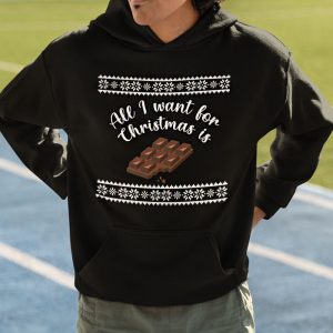 foute kerst hoodie zwart