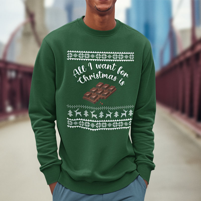 foute kersttrui groen